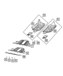 Genuine Mopar Fuel Tank Skid Plate Right 68246775AA New. Price: $317.84.