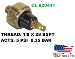 920441 918529 920227 Clark Forklift Oil Pressure Light Switch RH017 New. Price: $5.40.