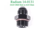 Radium 14-0131 10AN Orb To 8AN Male Fitting Aluminum Black Fuel Water Oil New. Price: $24.67.